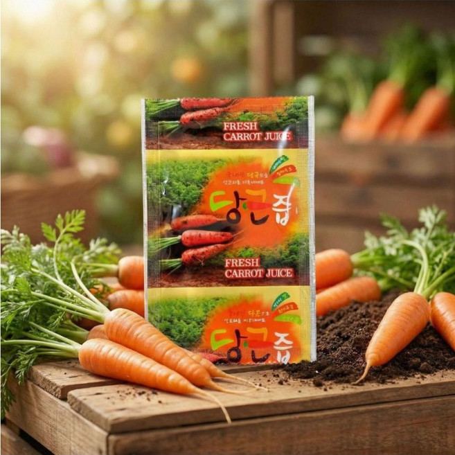 국산 진한 당근즙 100포 순수건강원 건강즙(50포 2박스) 100개 100ml