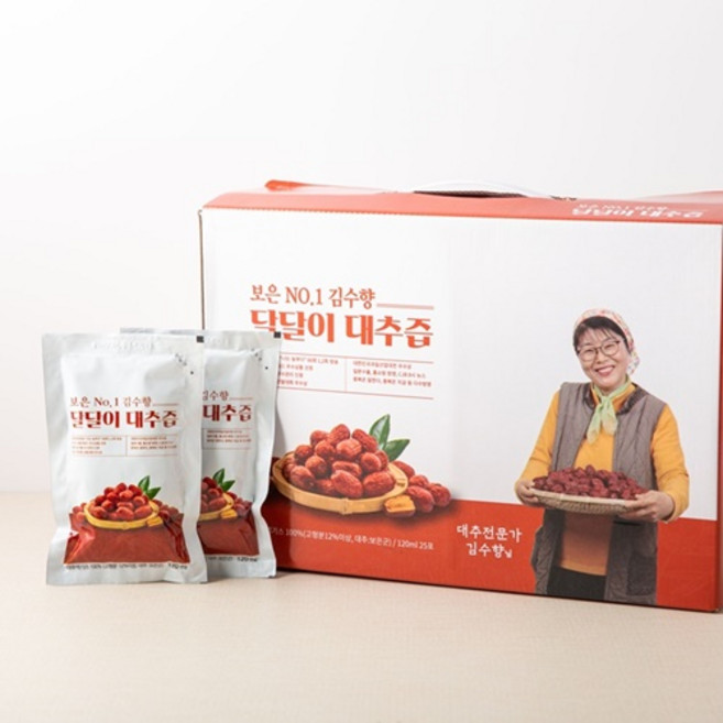 보은 고당도 국내산 NO.1 김수향의 달달이 대추즙, 3개, 120ml