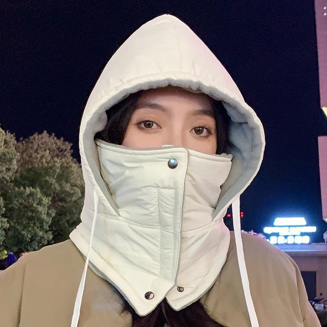 保暖頭套 護臉帽子 冬季防寒圍脖 騎車防風麵罩 冬天保暖帽子 護耳帽 連體雷鋒帽 機車面罩 遮全臉滑雪帽