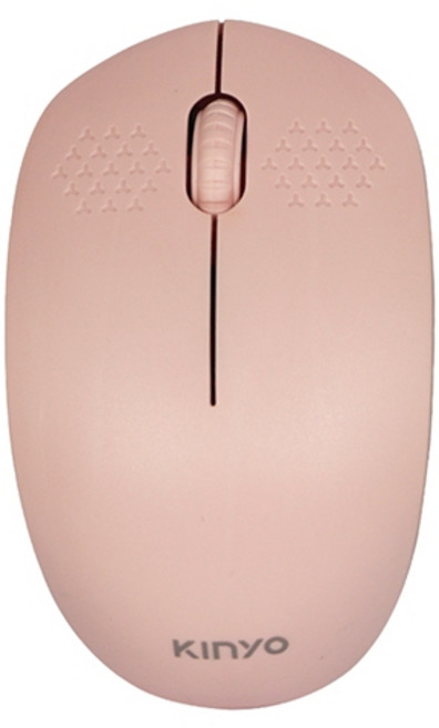 KINYO 2.4GHz 無線靜音滑鼠 GKM-910, 浪漫粉, 浪漫粉