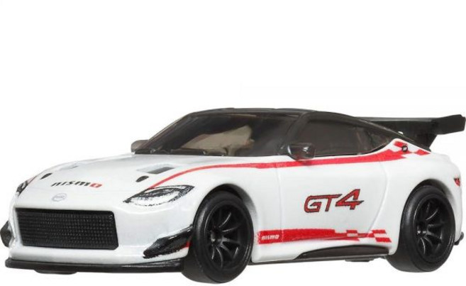핫휠 미국매장정품+ HotWheels 프리미엄 자동차 문화 수집용 장난감 1 64 스케일 다이캐스트 닛산 Z GT 4 실제 라이더 타이어가 있는 레이스 데이 차량 1889065