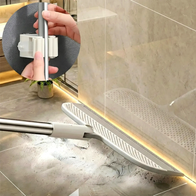 노브픽즈 허리편한 실리콘 욕실 스퀴지, 그레이, 1개