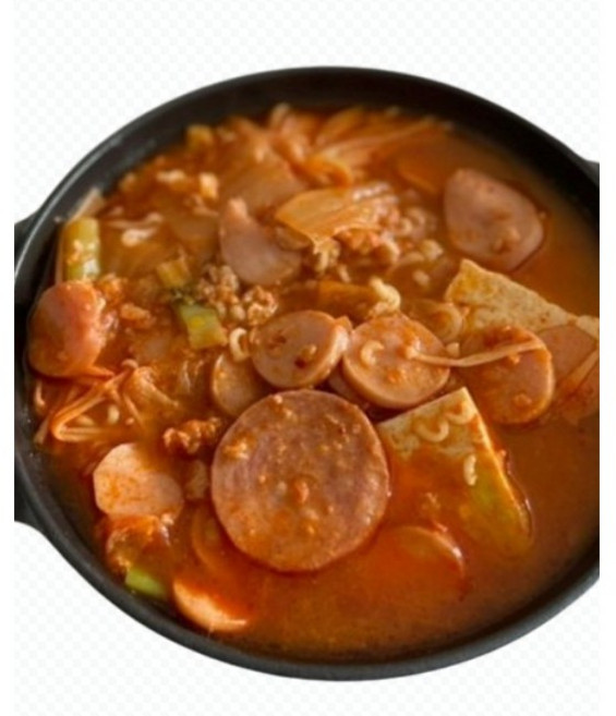 [진실된손맛] 칼칼하게매콤한국물의감칠맛 더진한부대찌개 (리뉴얼) 간편하게데워서즐기는부대찌개 라면사리 당면 떡등을넣어풍성한한끼, 1개, 800g