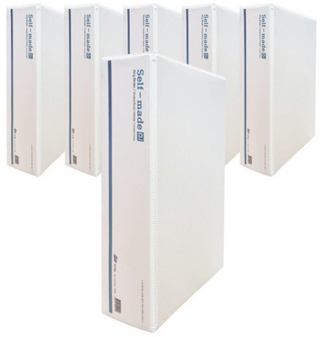 사다리바인더(3공/A4/백색), 6개, 7cm