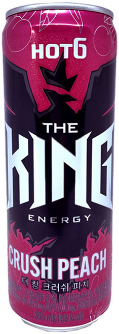 핫식스 더킹 크러쉬피치 355ml, 6개