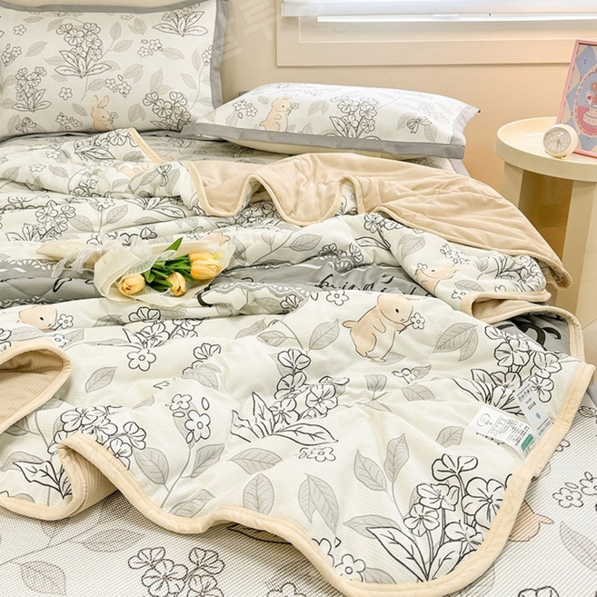 순면 거즈 담요 이불 낮잠담요 소파 타월 수정완