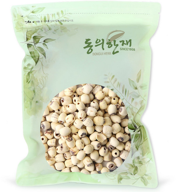 동의한재 껍질깐 연자육 연꽃씨, 500g, 1개