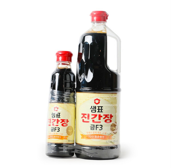샘표 진간장 금F1.7L +500ml, 5개, 1.7L
