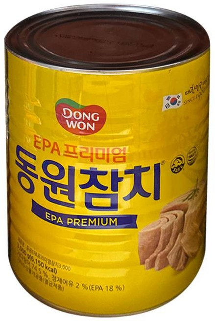 코스트코 EPA 프리미엄 동원 참치 3000G 업소용 대용량 참치캔, 3kg, 2개