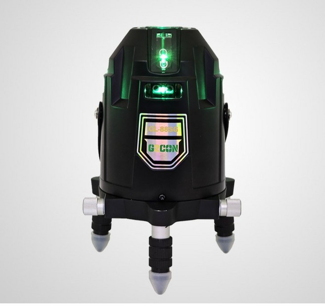 G2CON 지투콘 20배 밝기 전자식 음성 지원 그린 라인 자동 레이저 레벨기 수평 측정 GL-88SG GL88SG, 1개