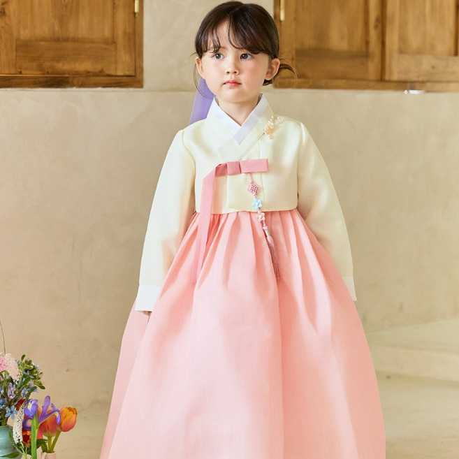 키즈톡톡 미소 여아한복 (1-9호) *자체제작* 유아한복 어린이한복 자매한복 커플한복 한복세트 저고리한복