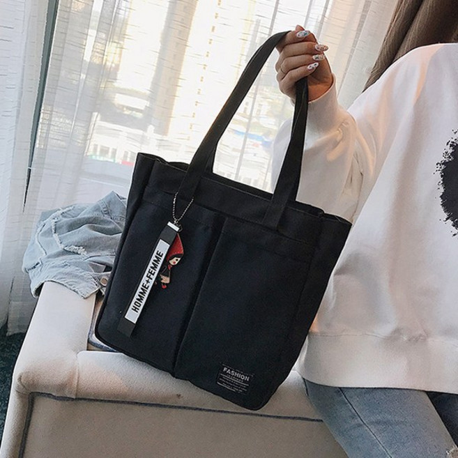 보슈 여성 남성 캔버스 에코백 숄더백 가방 B1-18