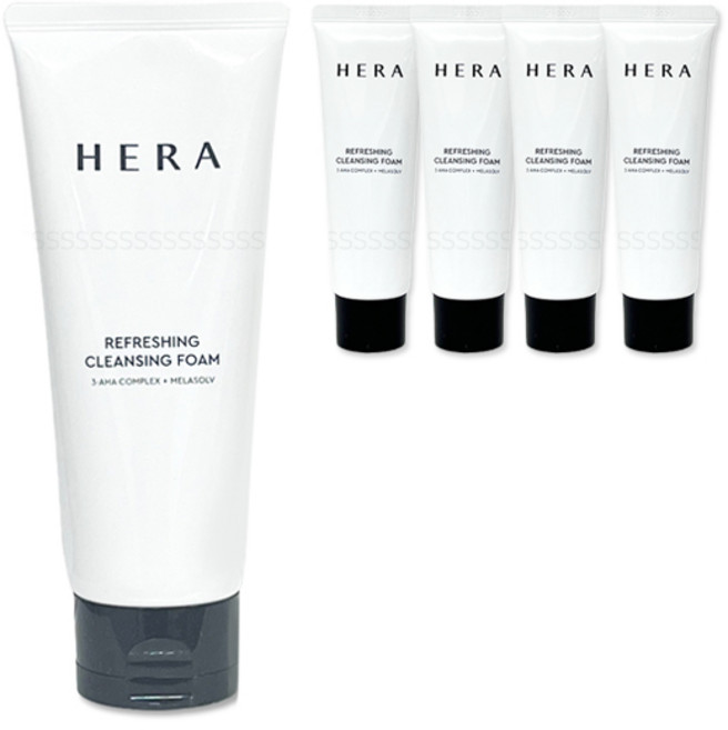 헤라 리프레싱 클렌징 폼 160g (+폼50g 4개), 1개