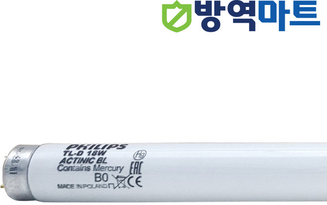 필립스 방충램프 벌레퇴치램프 방충등 모기등 자외선램프 포충등 18w, 1개