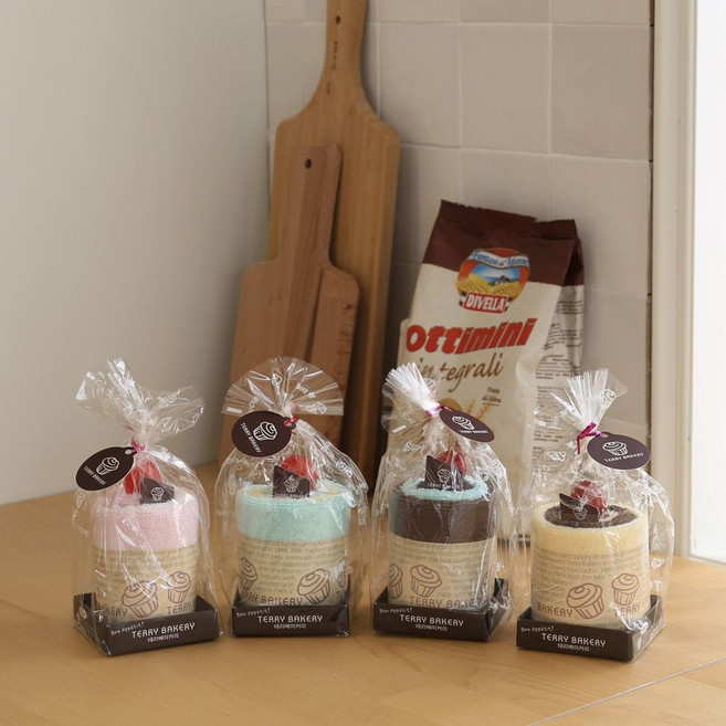 송월 무스케익 베이커리 기념수건 타월 송월타올 송월타월, 고구마(노랑), 1개