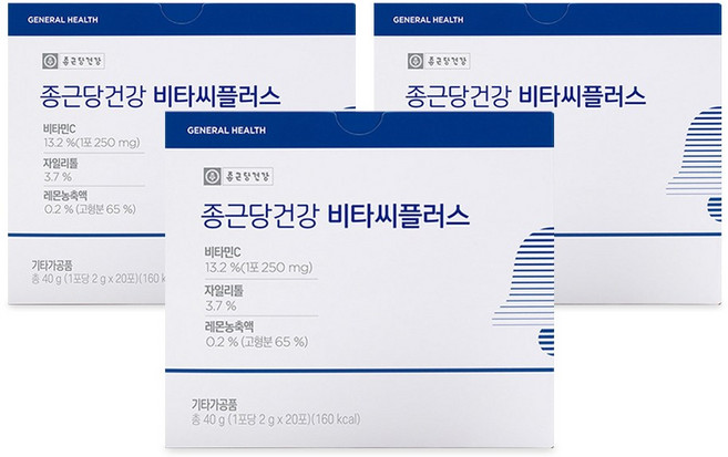 종근당건강 비타C플러스(3박스), 2g, 60개