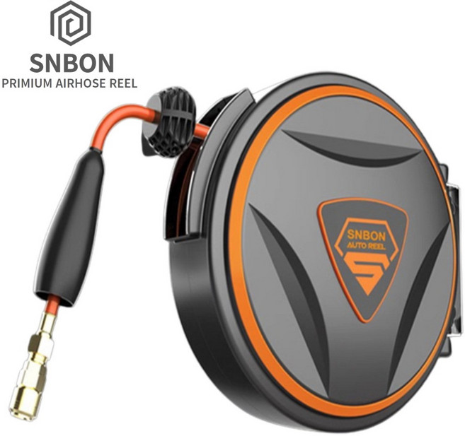 SNBON 고압 자동 에어호스 에어릴 벽걸이, 10M에어릴(외경8mm), 1개, 10M에어릴(외경8mm) 1개