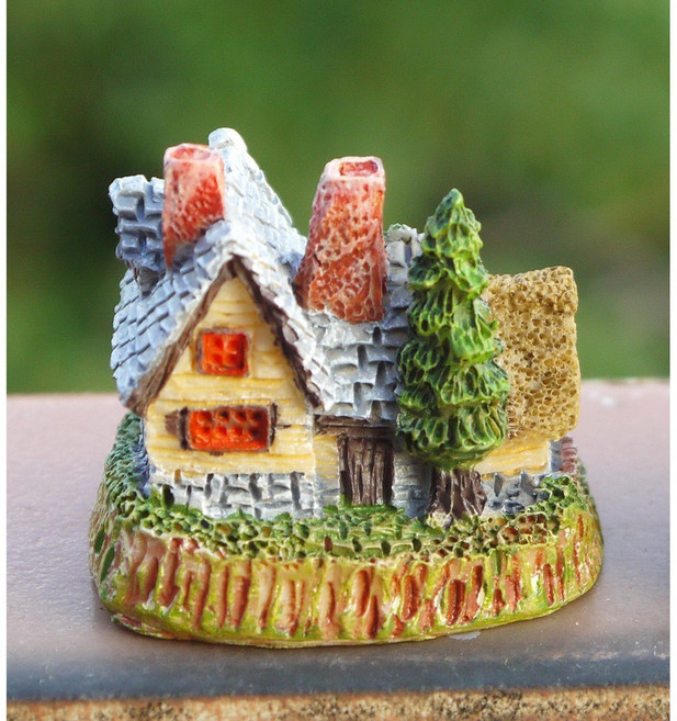 花樣渼栽盆栽生活館 房屋庭園造景 多款造型 水族箱裝飾 公仔模型 園藝裝飾, 1個, 编號5