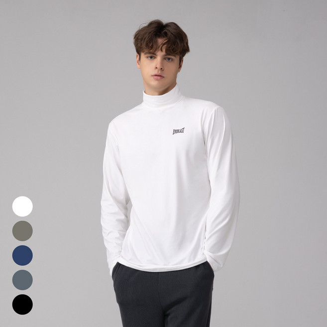 에버라스트 남자 목폴라 터틀넥 폴라티