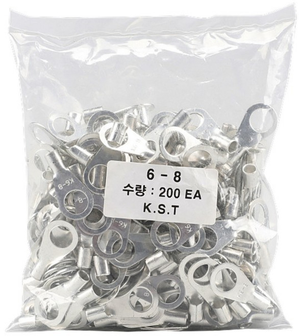 경성 압착터미널 소포장 6SQ x 8봉200EA, 1개