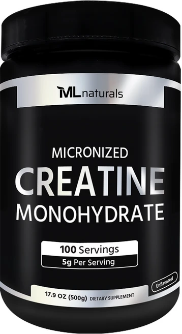 [미국빠른직구] 신제품 마이라이프 내추럴스 마이크로나이즈드 크레아틴 모노하이드레이트 (분말), 500g, 1개 - 쿠팡