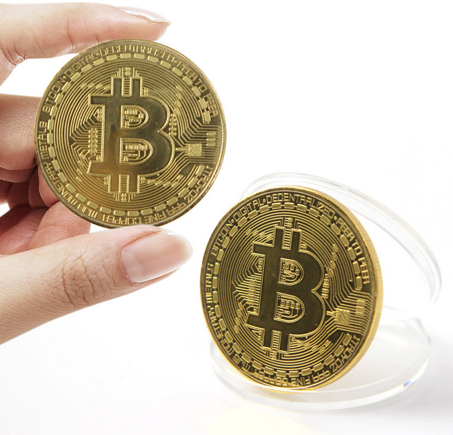 비트코인 골드 라이트코인 이더리움 가상화폐 기념주화 메달, 1개