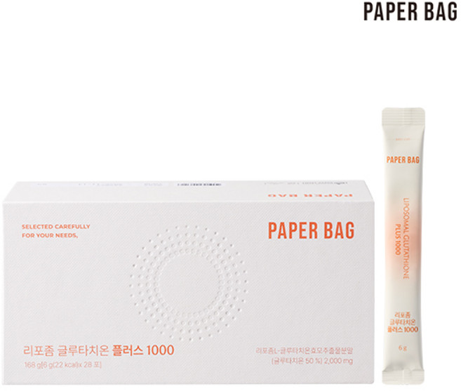 페이퍼백 리포좀 글루타치온 플러스 1000, 28포