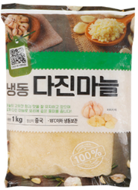 냉동 다진마늘, 1개, 1kg