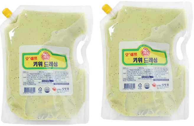 오쉐프_키위드레싱, 1kg, 2개