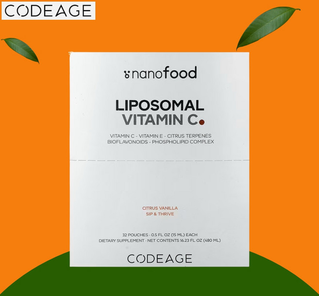 코드에이지 리포조말 비타민 씨 시 포스파티딜세린 Ascorbic acid 32파우치, 15ml