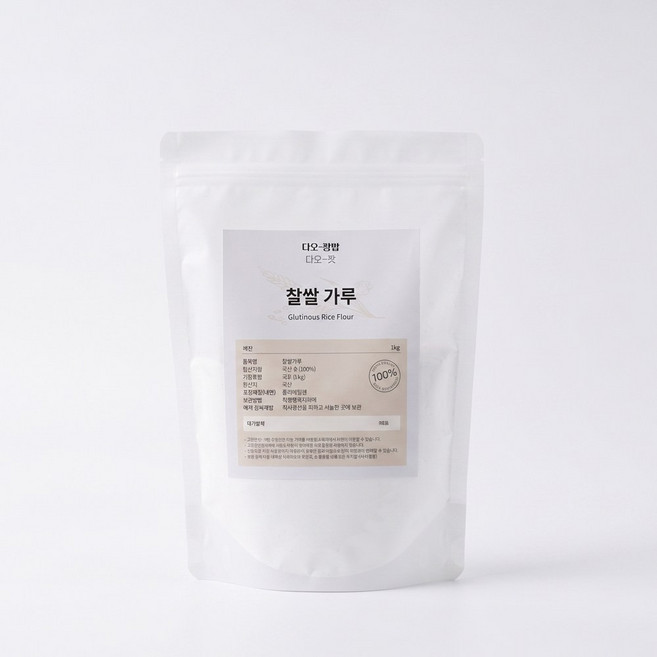 다보농장 국산 건식 찹쌀가루 500g 1개 베이킹 재료