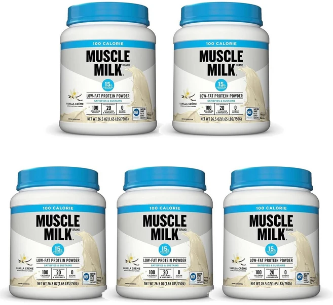 머슬밀크 제로 프로틴 바닐라 분리유청단백질, 750g, 5개 - 쿠팡