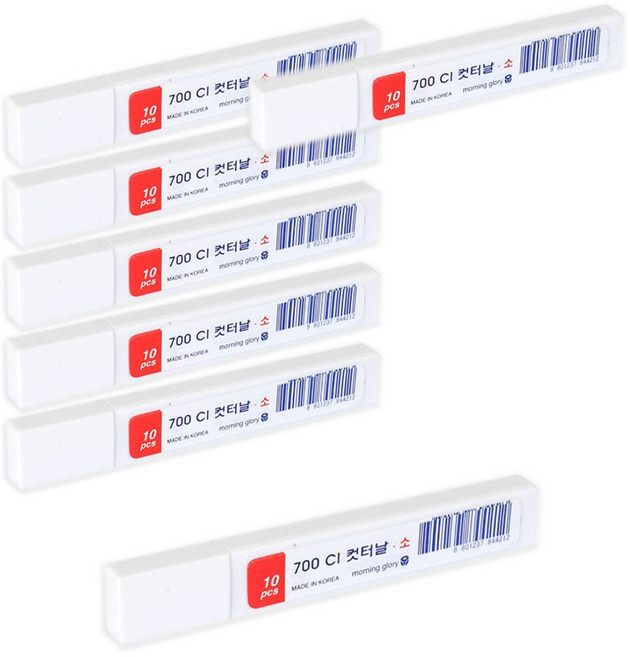 모닝글로리 700 CI 소형 커터날, 7개