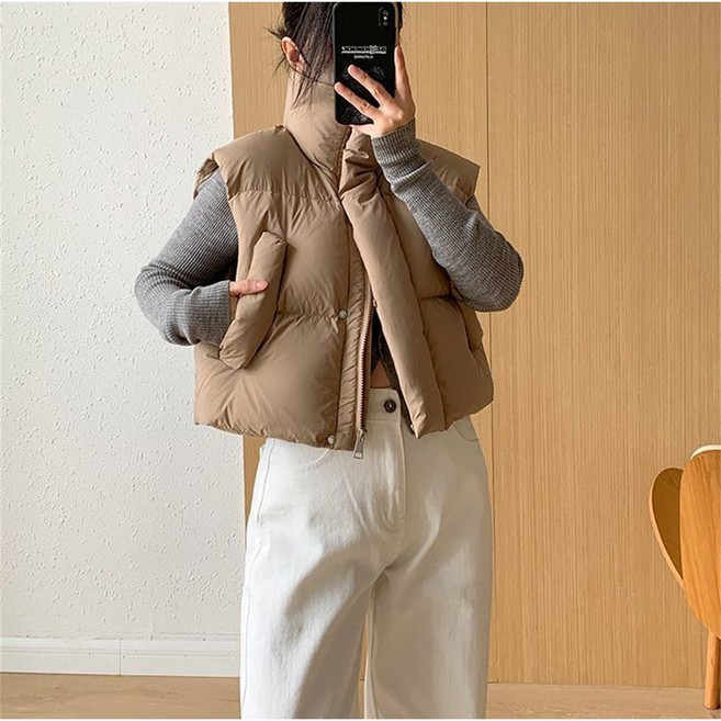 여성조끼 / 겨울조끼 / 패딩조끼 / 여성패딩 / 패딩점퍼 / WT24102804 33