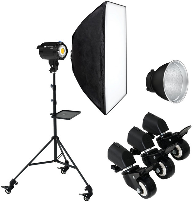 알파믹 방송 사진 촬영 지속광 조명 올인원 이동식 소프트박스 세트, 1개, ML120SBGT