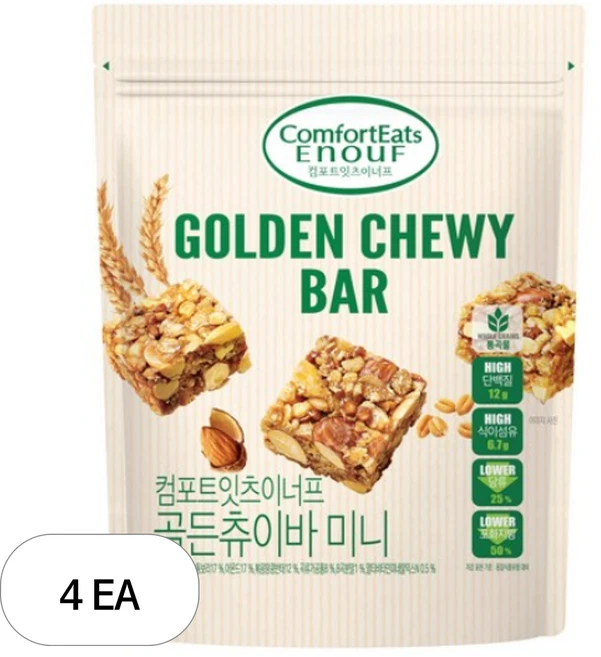 롯데 스위트몰 컴포트잇츠이너프 골든츄이바 150g, 4개 - 쿠팡