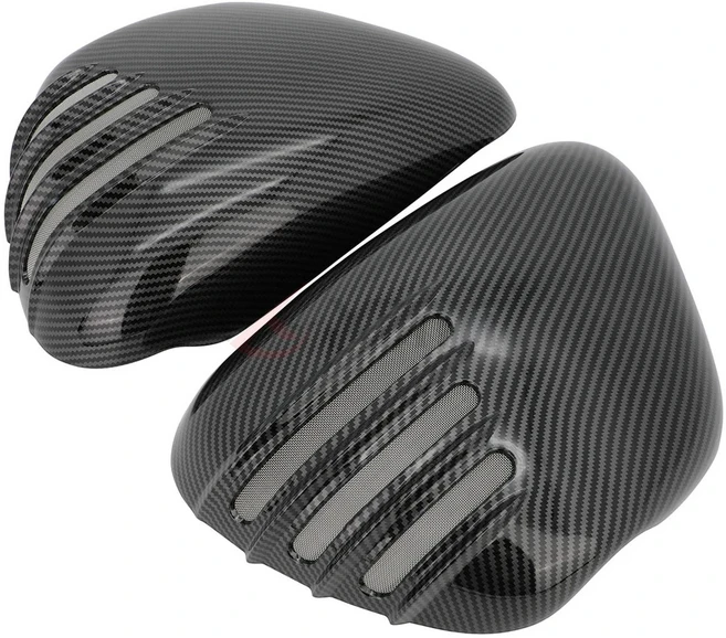 Triumph Bonneville T100 블랙 오토바이 ABS 플라스틱 왼쪽 및 오른쪽 페어링 배터리 커버 2017-2023