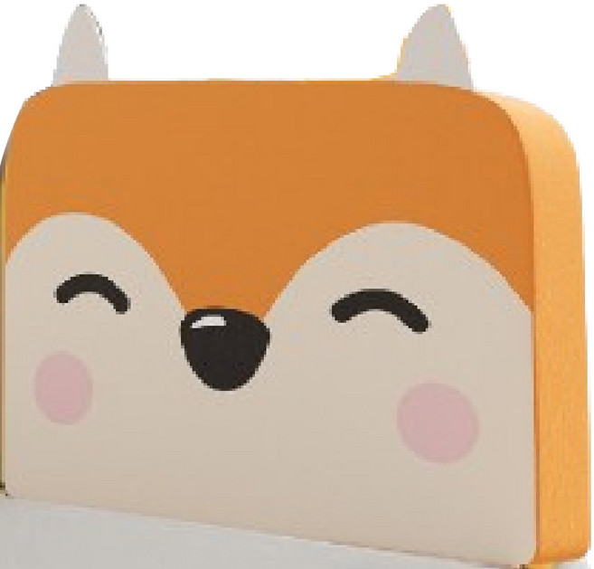 KIDS PARK 組合式嬰兒床圍 (適用床墊高度5-30公分), 狐狸款，黃色