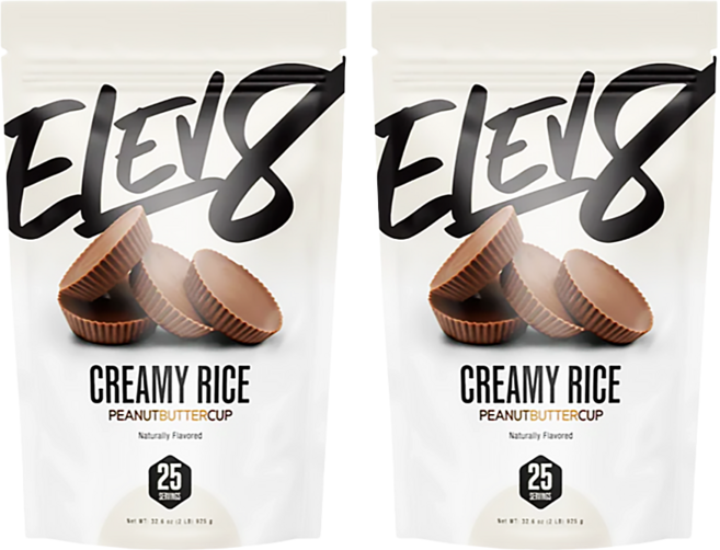 크림오브라이스 초콜렛 피넛버터 맛_ 이달의 베스트_ CREAMY RICE Chocolate Peanut Butter 탄수화물 보충제, 2개, 865g