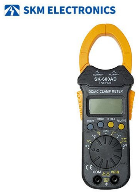 SKM전자 AC/DC겸용 디지털 클램프미터 테스터 SK-600AD, SKM전자 AC/DC겸용 디지털 클램프미터 테스터 SK