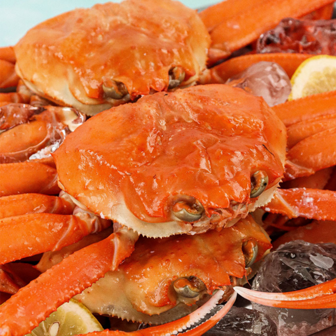 미리담 수율90% 박달 포항 구룡포 자숙 연지 홍게 찜, 1박스, A급 자숙홍게 2kg (다리수율80%) 6~8마리