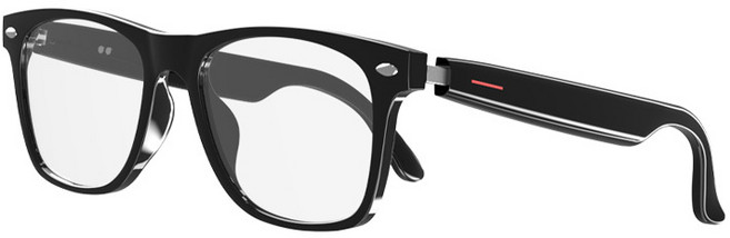 Apnoo 스마트 블루투스 안경 AI 번역 안경 회의록 전화 받기 음악 듣기 144 언어 동시 통역 무선 실시간번역안경 선글라스 블루라이트 차단 안경, 기본 모델명/품번, E13-D투명색