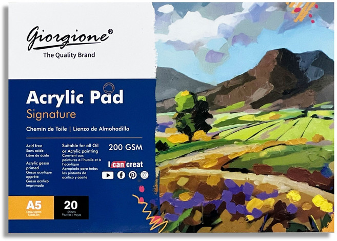 아크릴패드 아크릴펜 아크릴마카 패드 스케치북 acrylic pad, A3