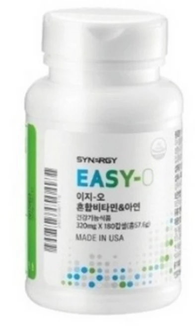 시너지 이지오 혼합비타민 앤 아연, 1개, 180정 - 쿠팡