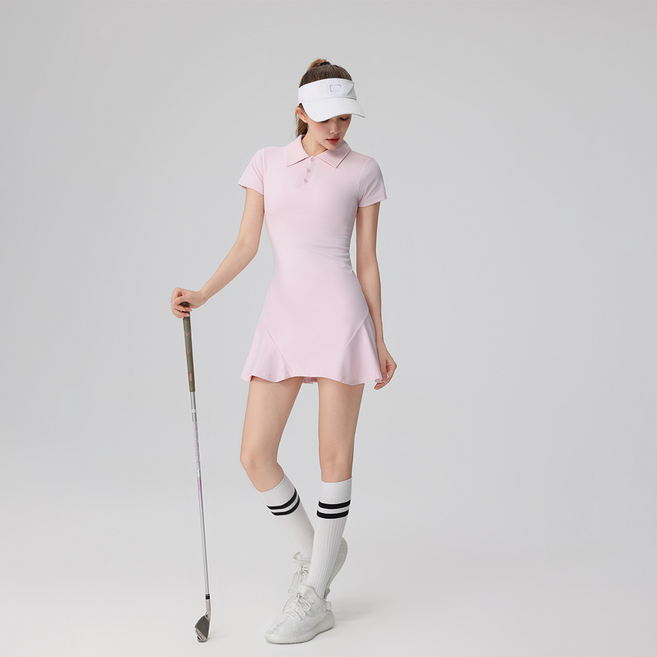 Merero 여름 여성 골프 테니스 반팔 스포츠원피스