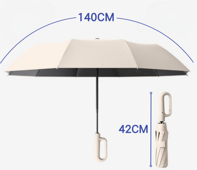 휴무드 초대형 접이식 3단 자동 골프우산