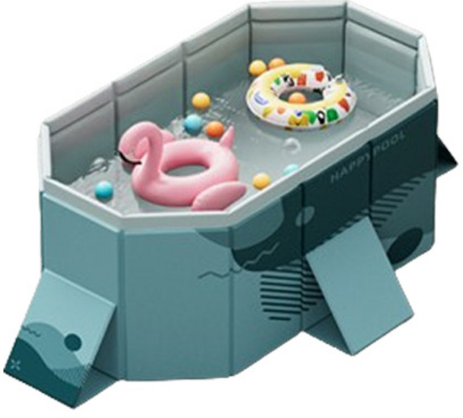 패밀리 가정용 풀장 원터치 대형 접이식 간이 수영장, 1개