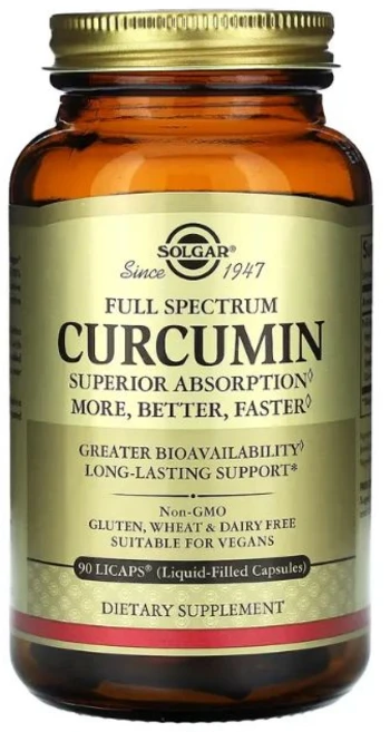 솔가 풀 스펙트럼 커큐민 미셀 90소프트젤 리캡 심황 추출물 커큐미노이드, 90정, 1병 - 쿠팡