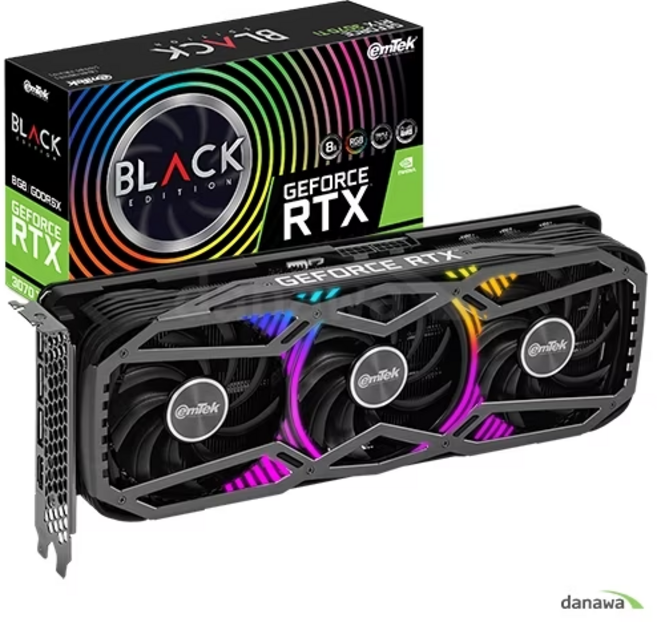 24년11월~as남음 이엠텍 지포스 RTX 3070Ti BLACK EDITION D6X 8GB