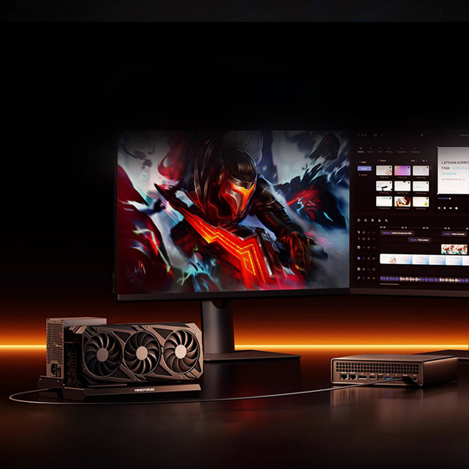 [스마트박스]MINISFORUM 미니스포럼 DEG1 eGPU 독 오큐링크지원 OCuLink지원 외장 그래픽도크, DEG1 RTX-4090 7900XTX